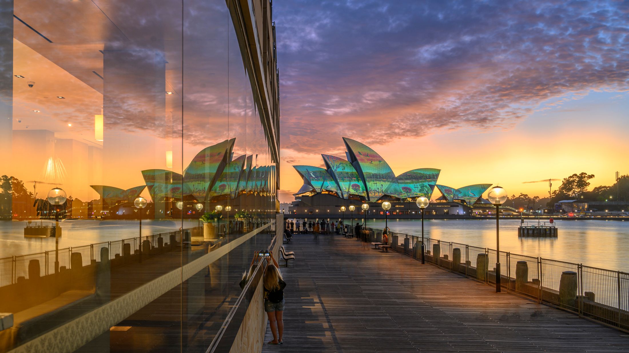 Reflections of the Sydney Opera House, Australia