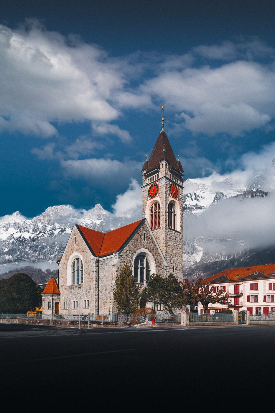 Reformed Church Walenstadt, Switzerland