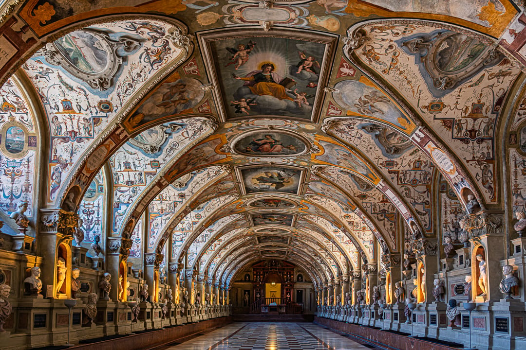 Inside the Residenz, Munich, Germany