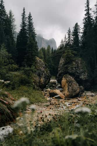 River in Dolomtis