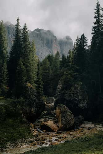 River in Dolomtis