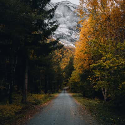 Road near Eikesdalen, Norway
