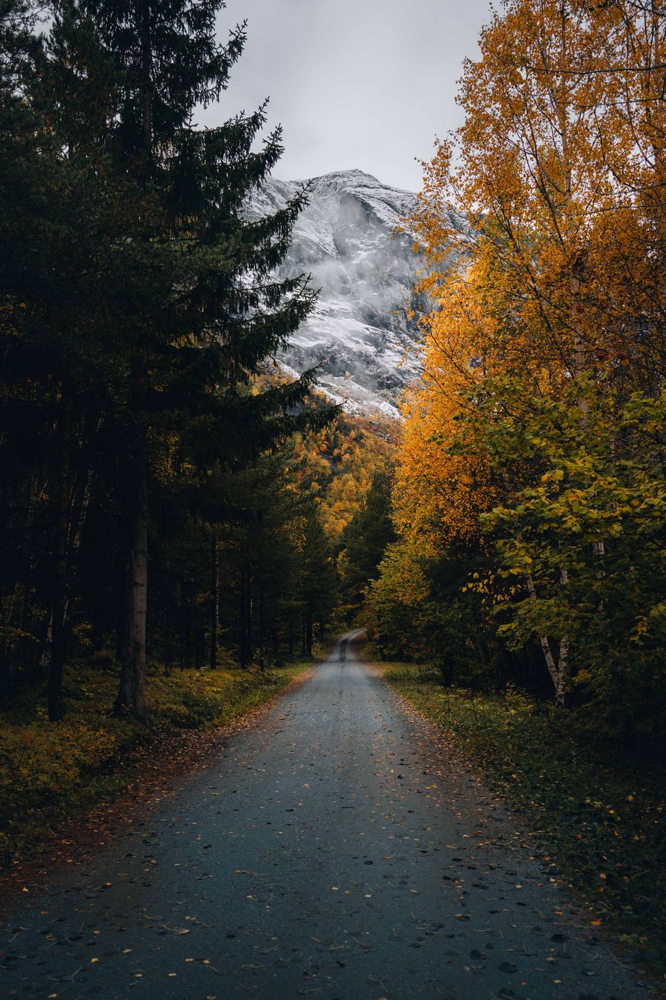 Road near Eikesdalen, Norway