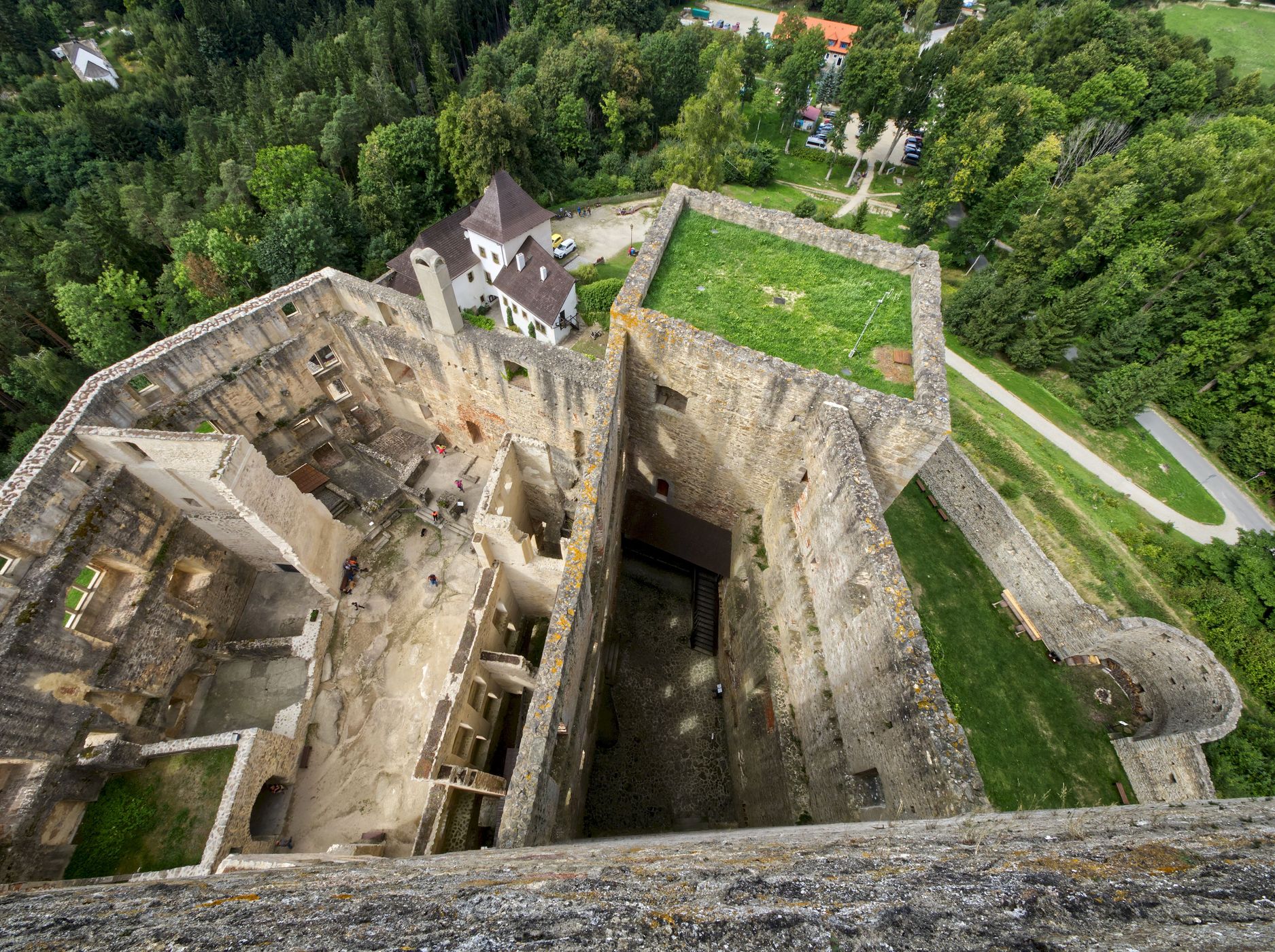 Ruins of Landštejn Castle, Czech Republic