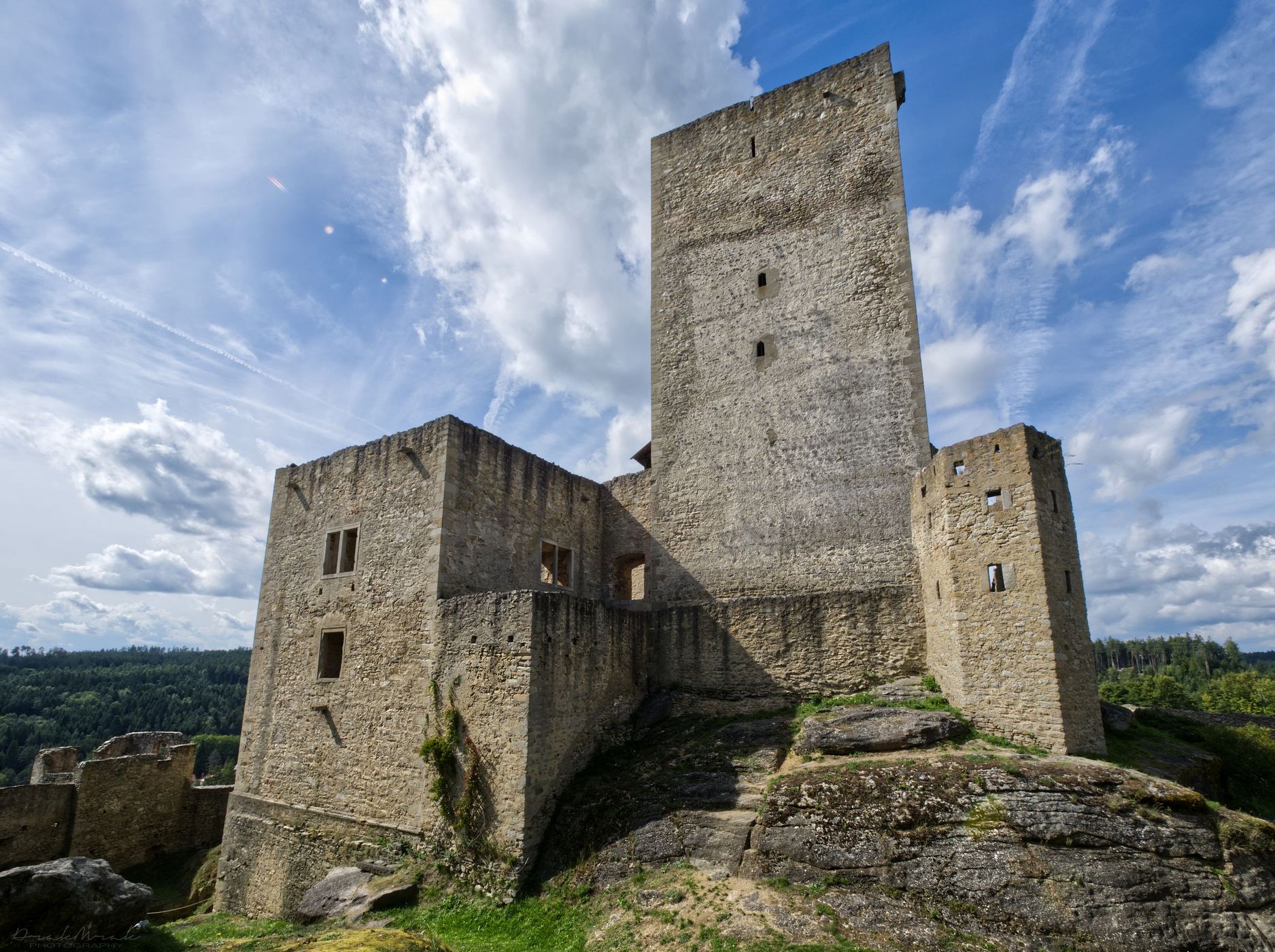 Ruins of Landštejn Castle, Czech Republic