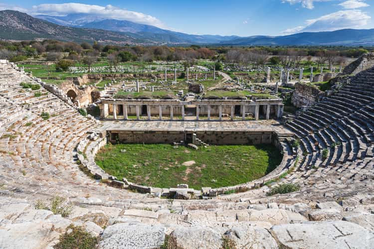 Ruins of theatre, Aphrodisias