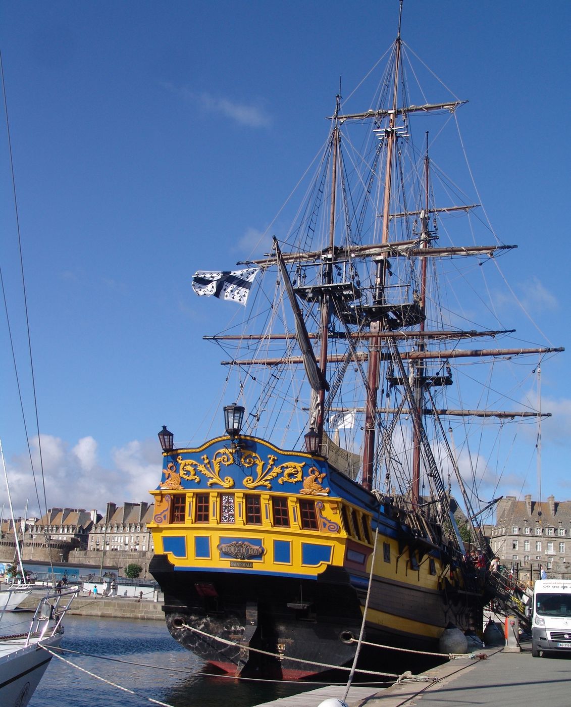 Saint-Malo, Dugay Trouin harbour, France