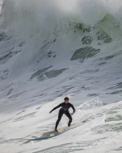 Santa Cruz Steamer Lane Surfing