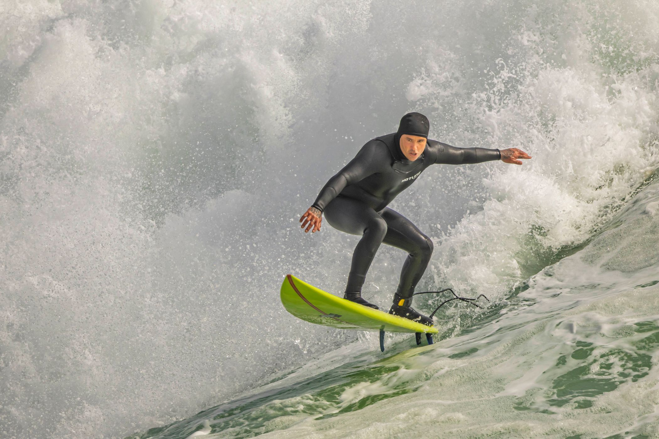 Santa Cruz Steamer Lane Surfing, USA