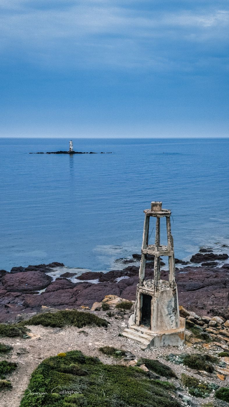 Scogliera Mangiabarche, Isola Sant Antioco, Sardinia, Italy