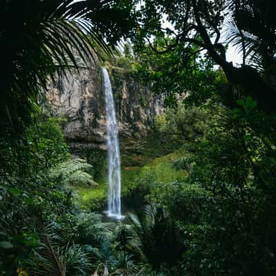 Second viewpoint Bridal Veil Falls, Raglan, New Zealand
