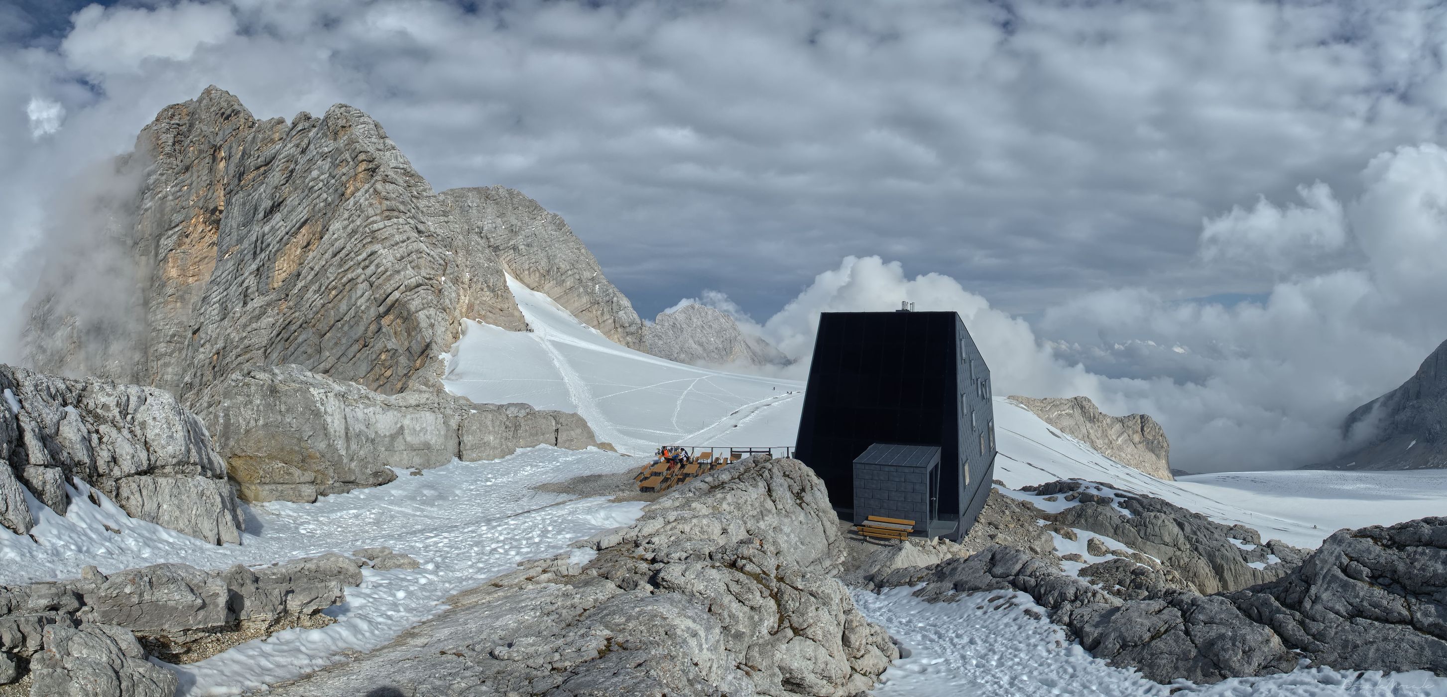 Seethalerhütte and 'Hoher Dachstein' - panorama, Austria