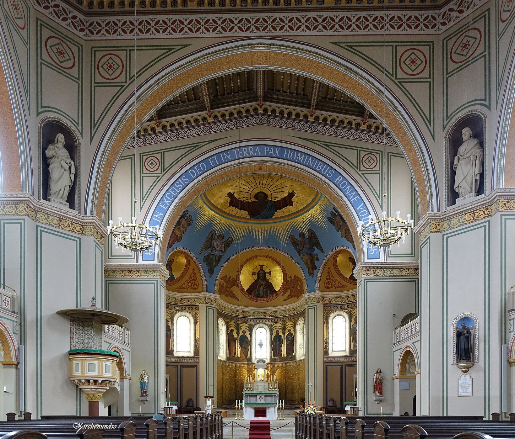 St. Peter und Paul interior, Germany