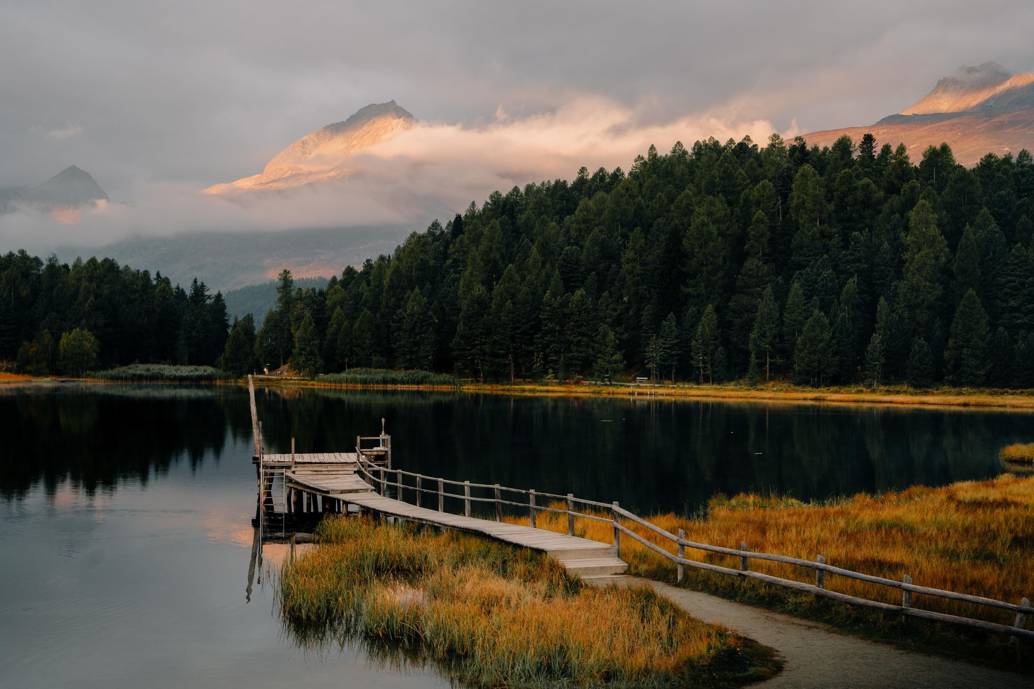 Stazersee - Lej da Staz, Switzerland