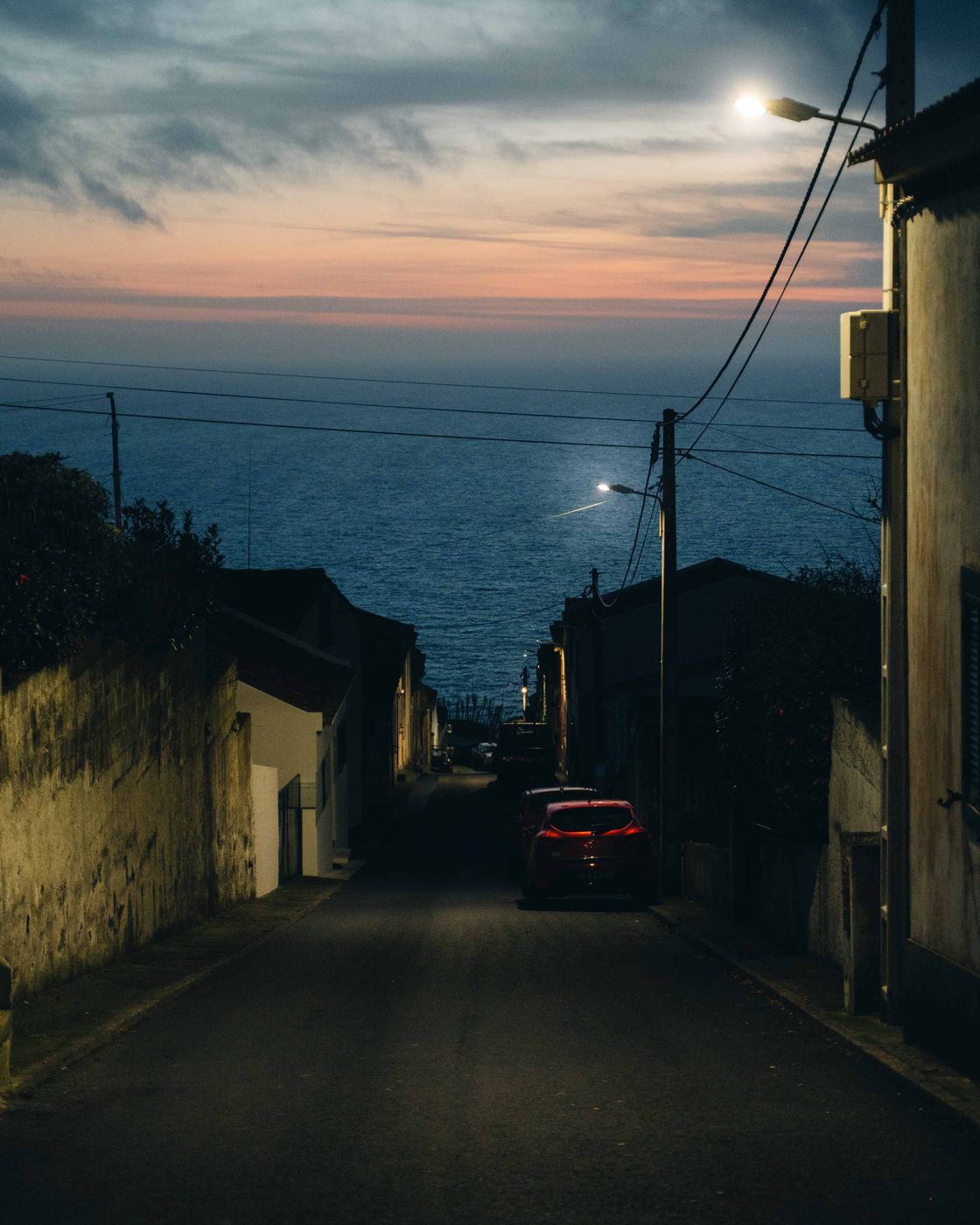 Street in Feteiras, Portugal