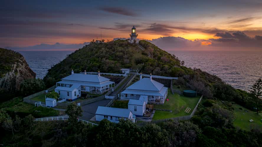 Sugarloaf Point Lighthouse rocks Seal Rocks NSW
