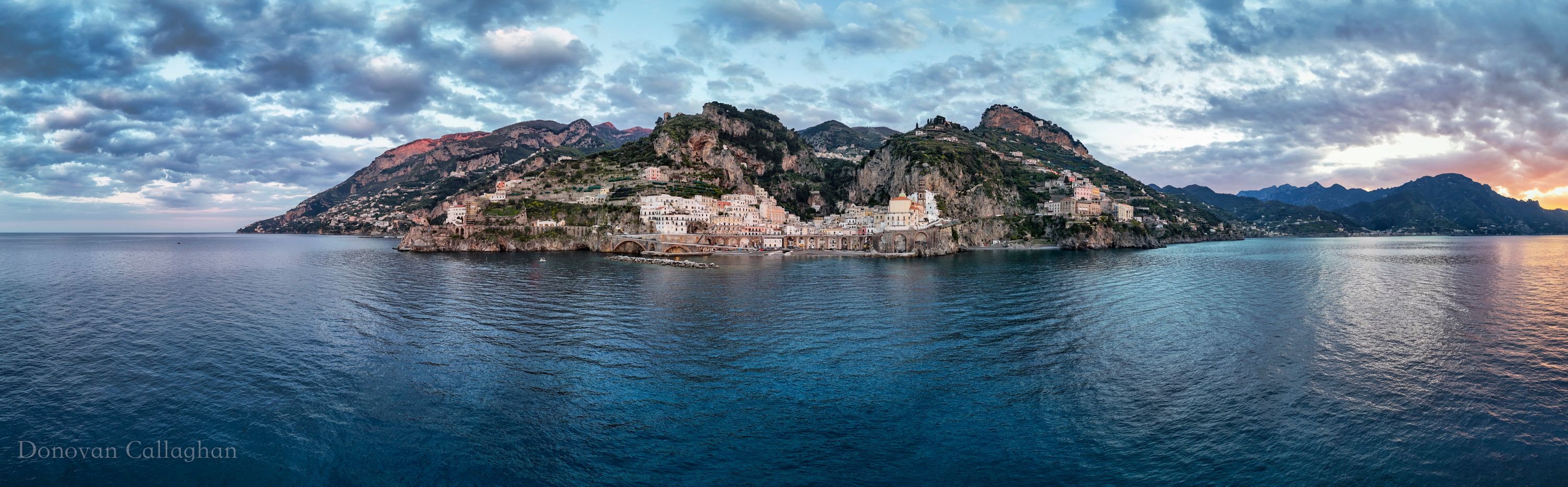 Sunrise Atrani ,Amalfi Coast, Southern Italy, Italy