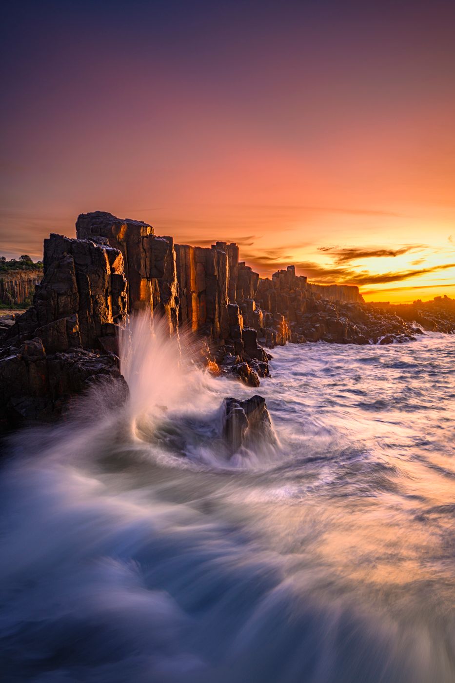 Sunrise Bombo Quarry Pano, Bombo, New South Wales, Australia