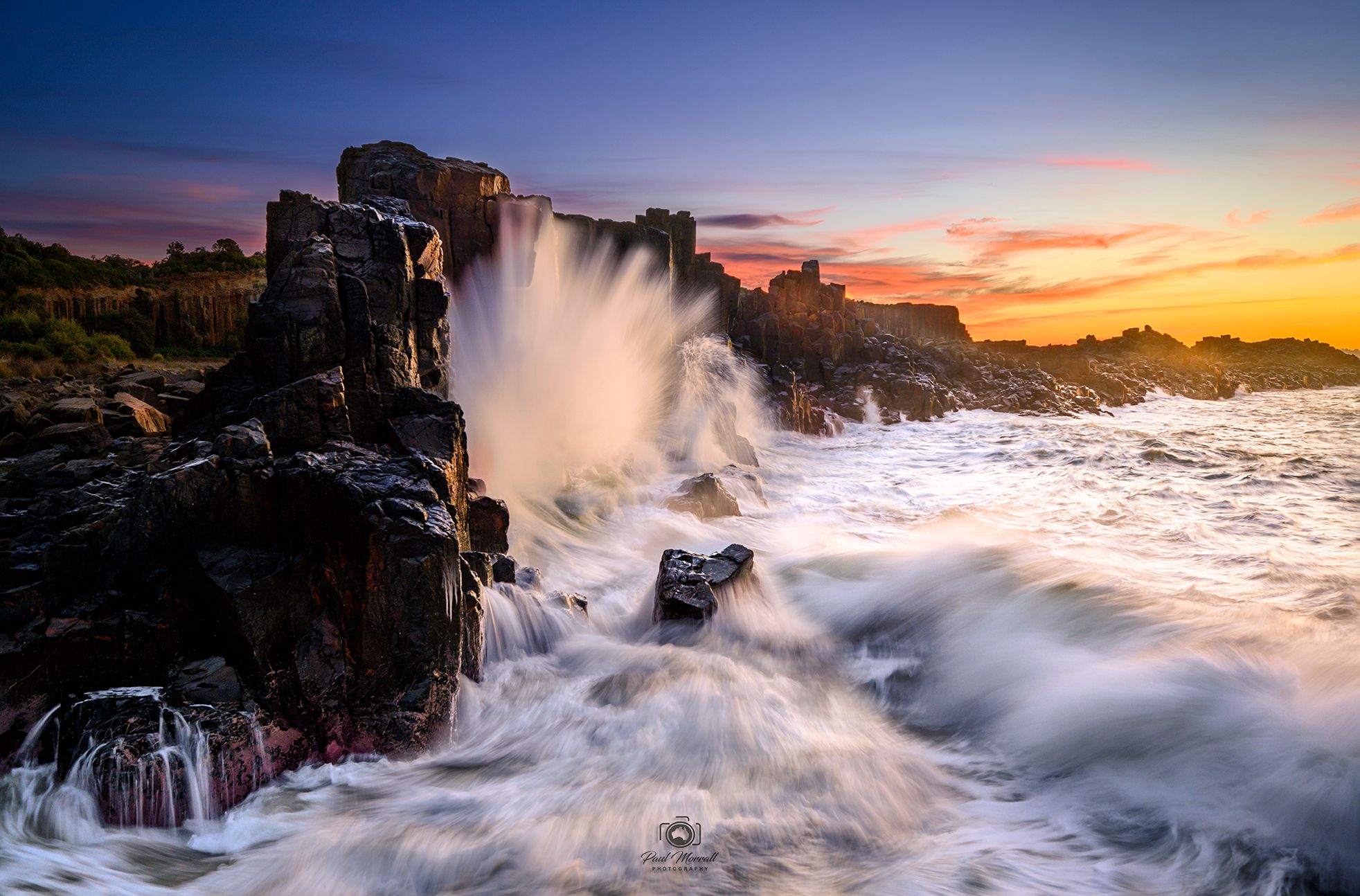 Sunrise Bombo Quarry Pano, Bombo, New South Wales, Australia