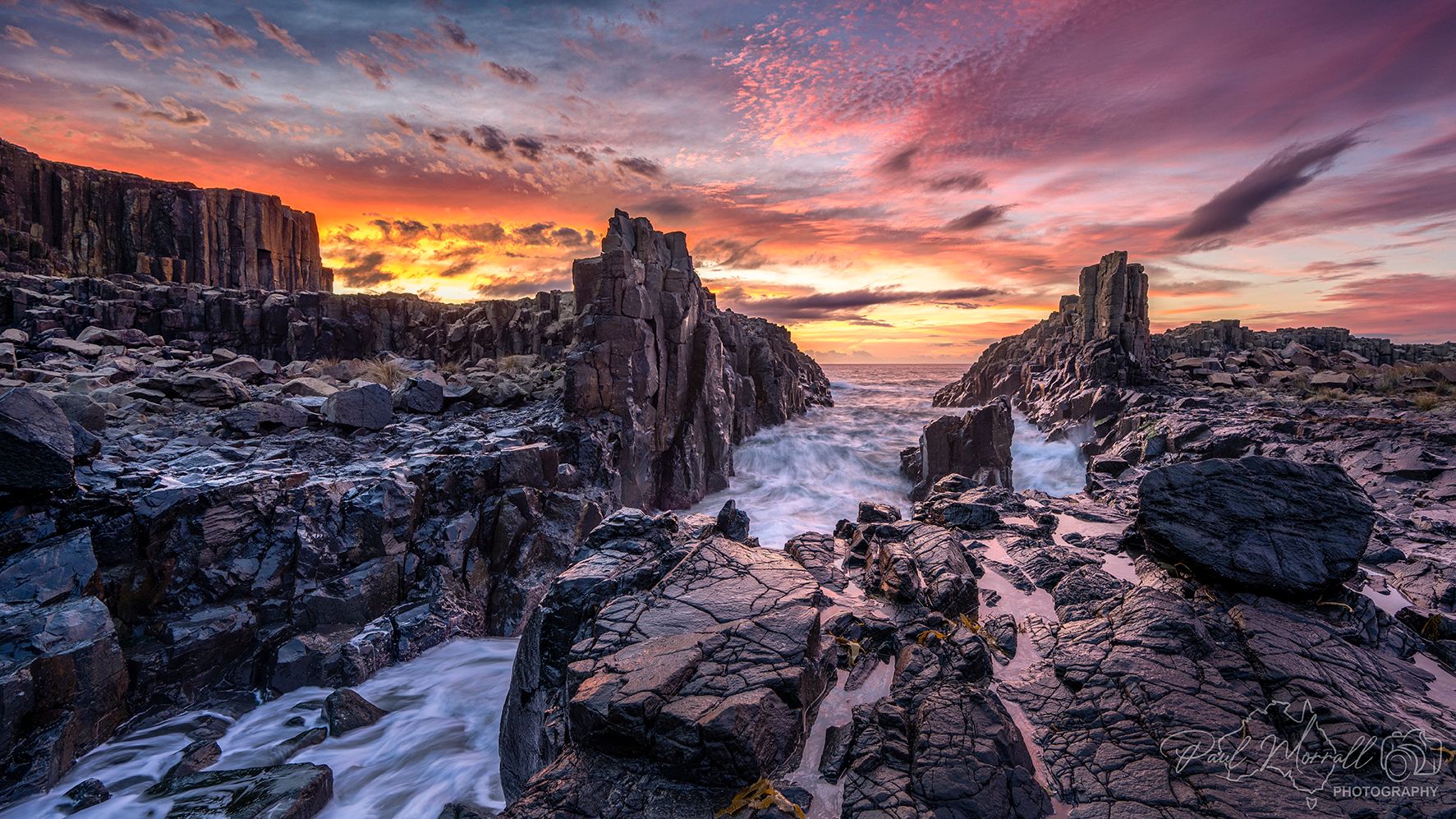 Sunrise Bombo Quarry Pano, Bombo, New South Wales, Australia