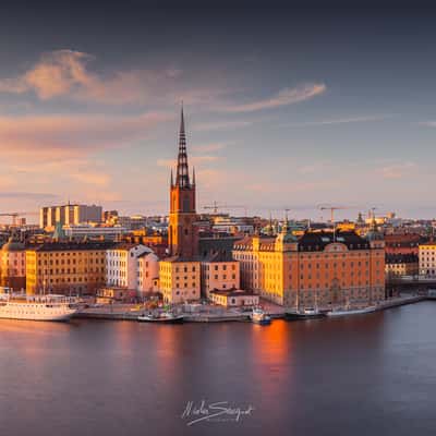 Old town from Mariaberget, Stockholm, Sweden