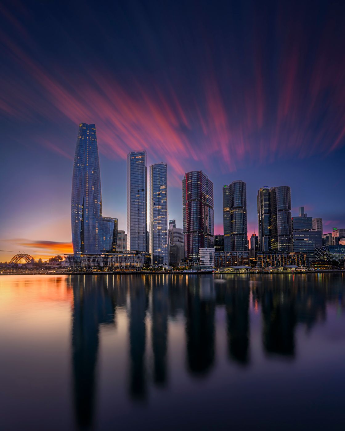 Sydney Skyline from Metcalfe Park, Australia