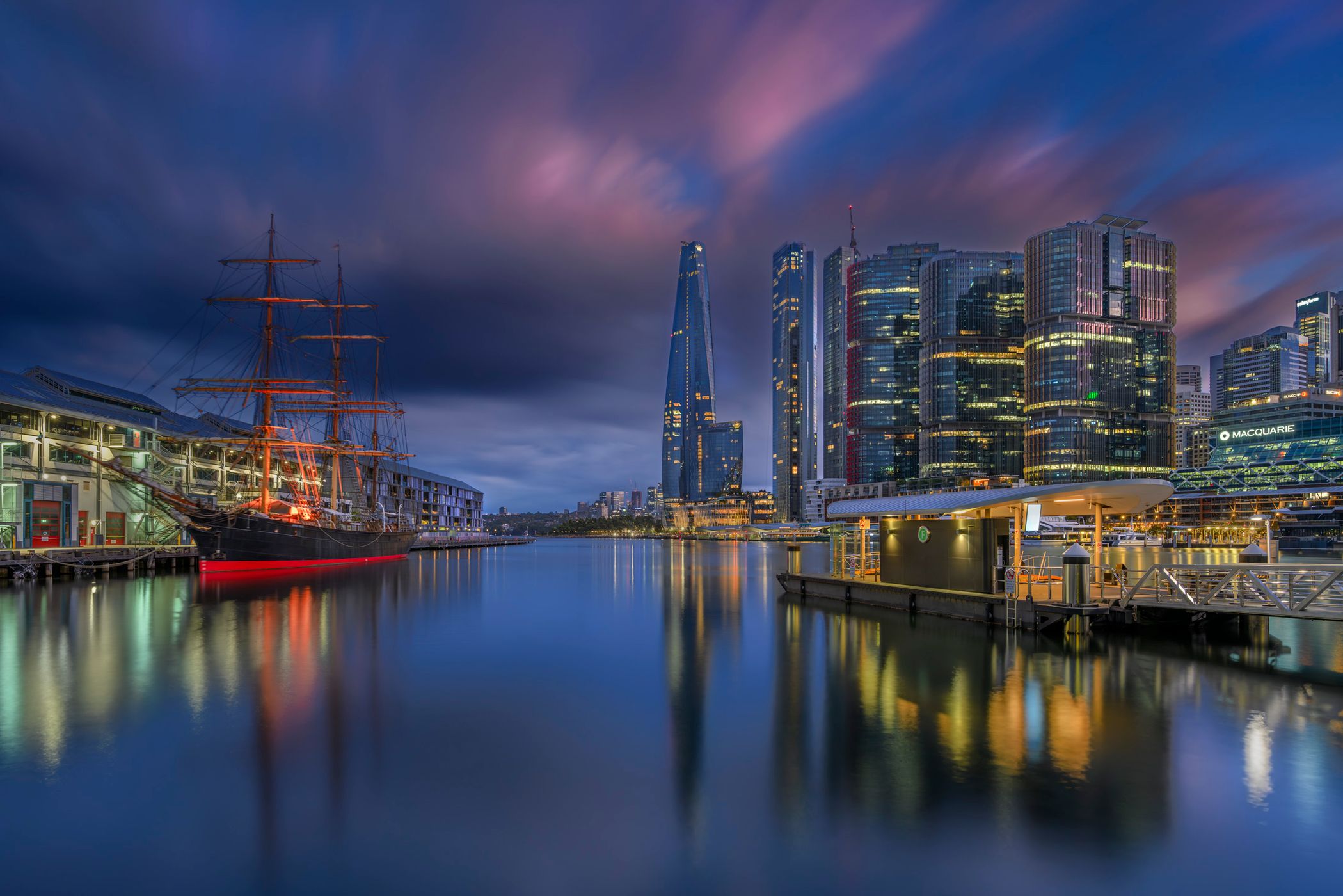 Sailing ship, Darling Harbour, Sydney, NSW, Australia