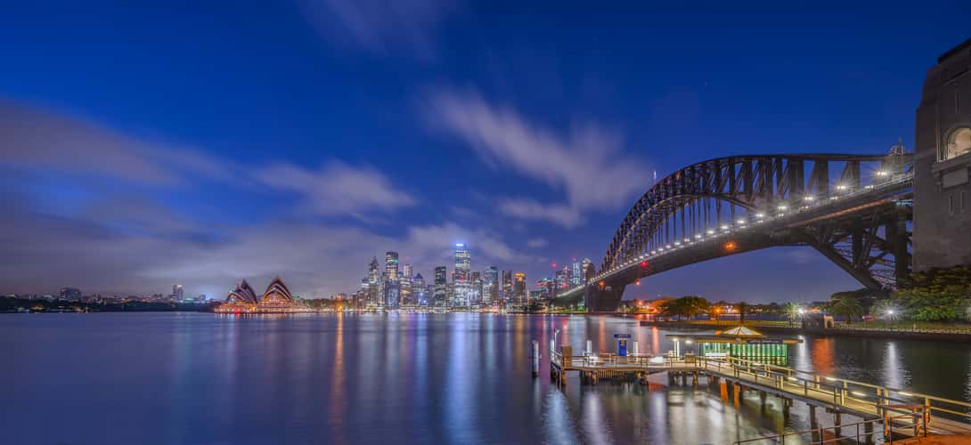 Sydney opera House and Harbour Bridge