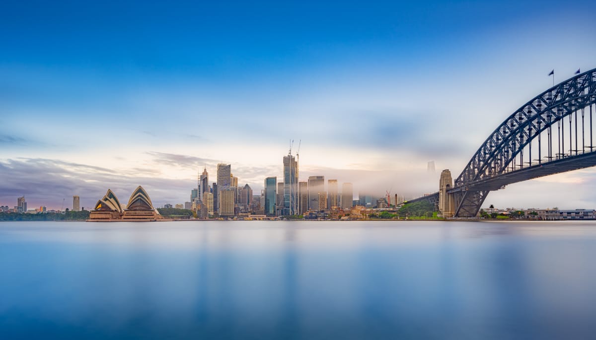 View of Sydney Opera House and Bridge, Australia