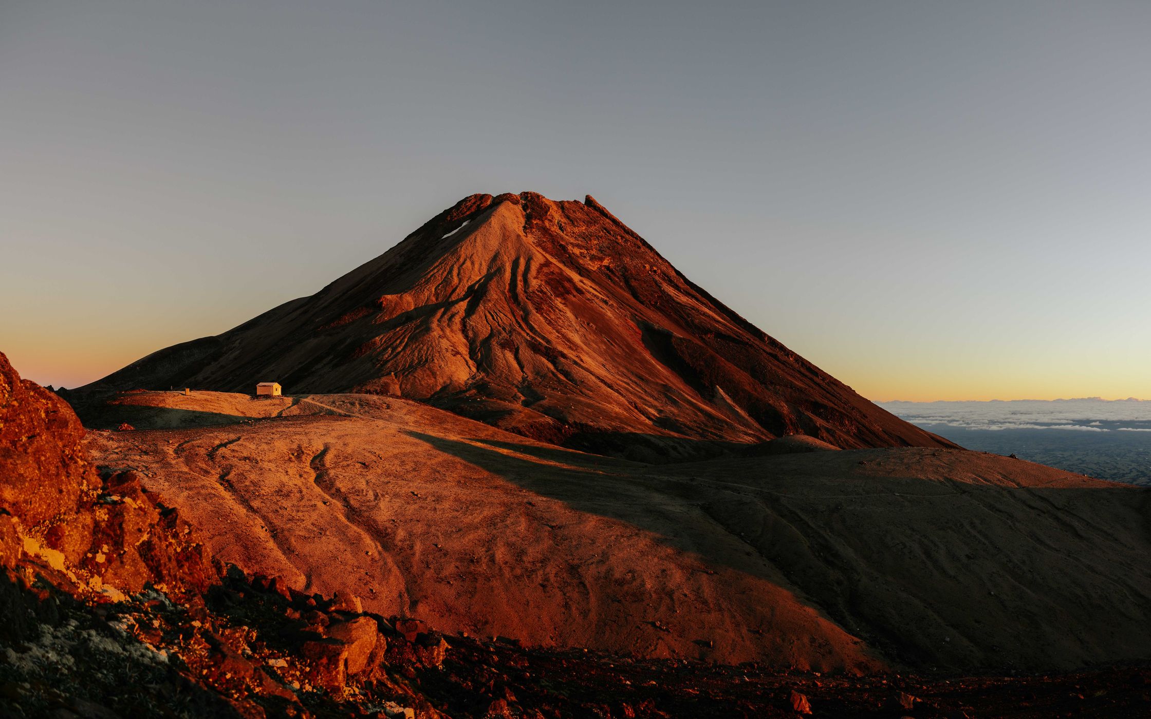 Syme Hut, Mount Taranaki, New Zealand