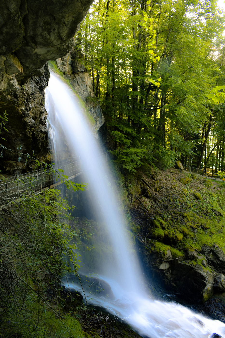 The Giessbach Waterfalls, Switzerland