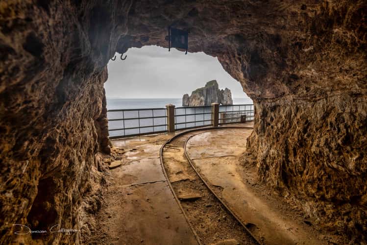 The Mine Porto Flavia, Southern Sardinia, Sardinia
