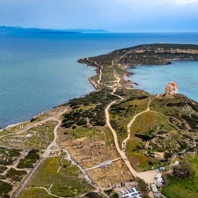 Torre spagnola di San Giovanni di Sinis, Sardinia, Italy