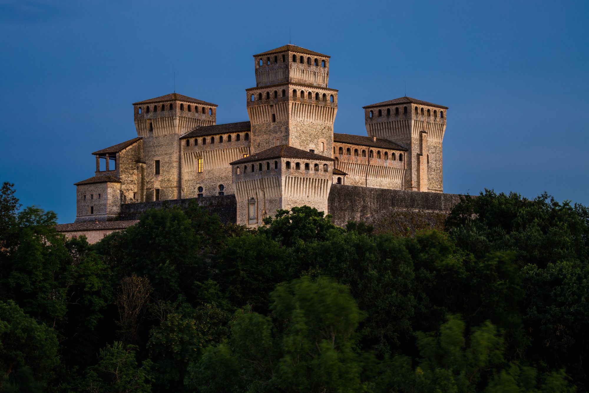 Torrechiara Castle Viewpoint, Italy