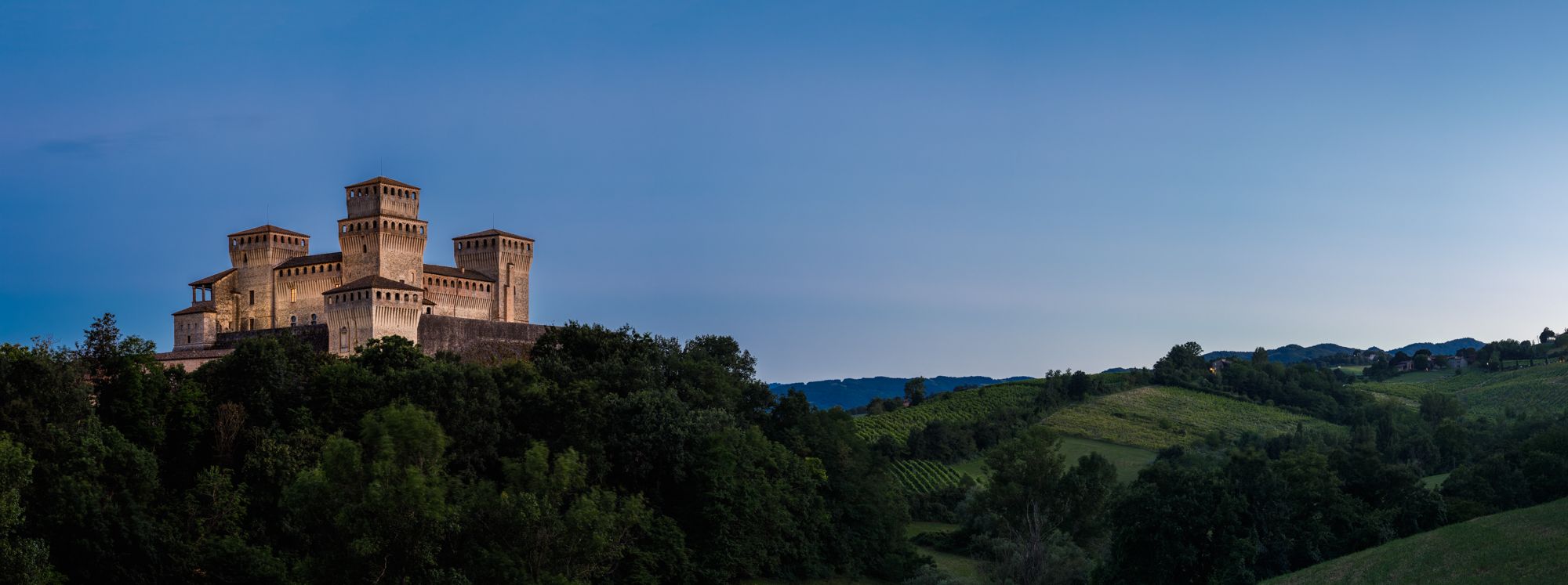 Torrechiara Castle Viewpoint, Italy