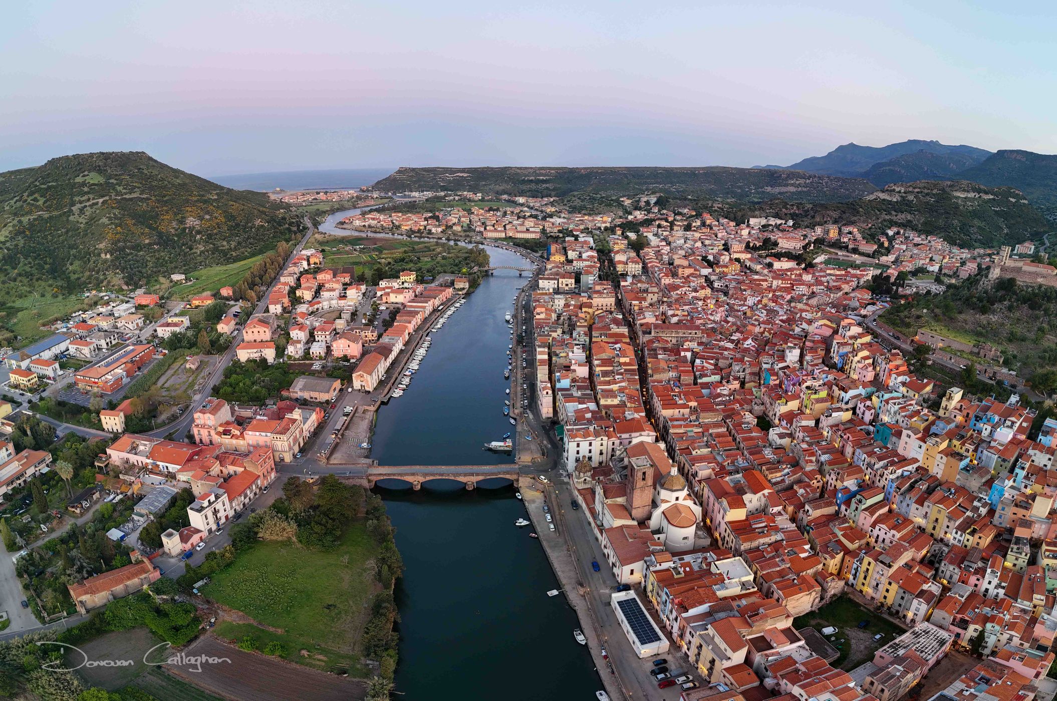 Toward the sea, Bosa, Sardinia, Italy