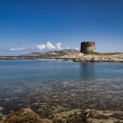Tower, Torre della Pelosa, Sardinia, Italy