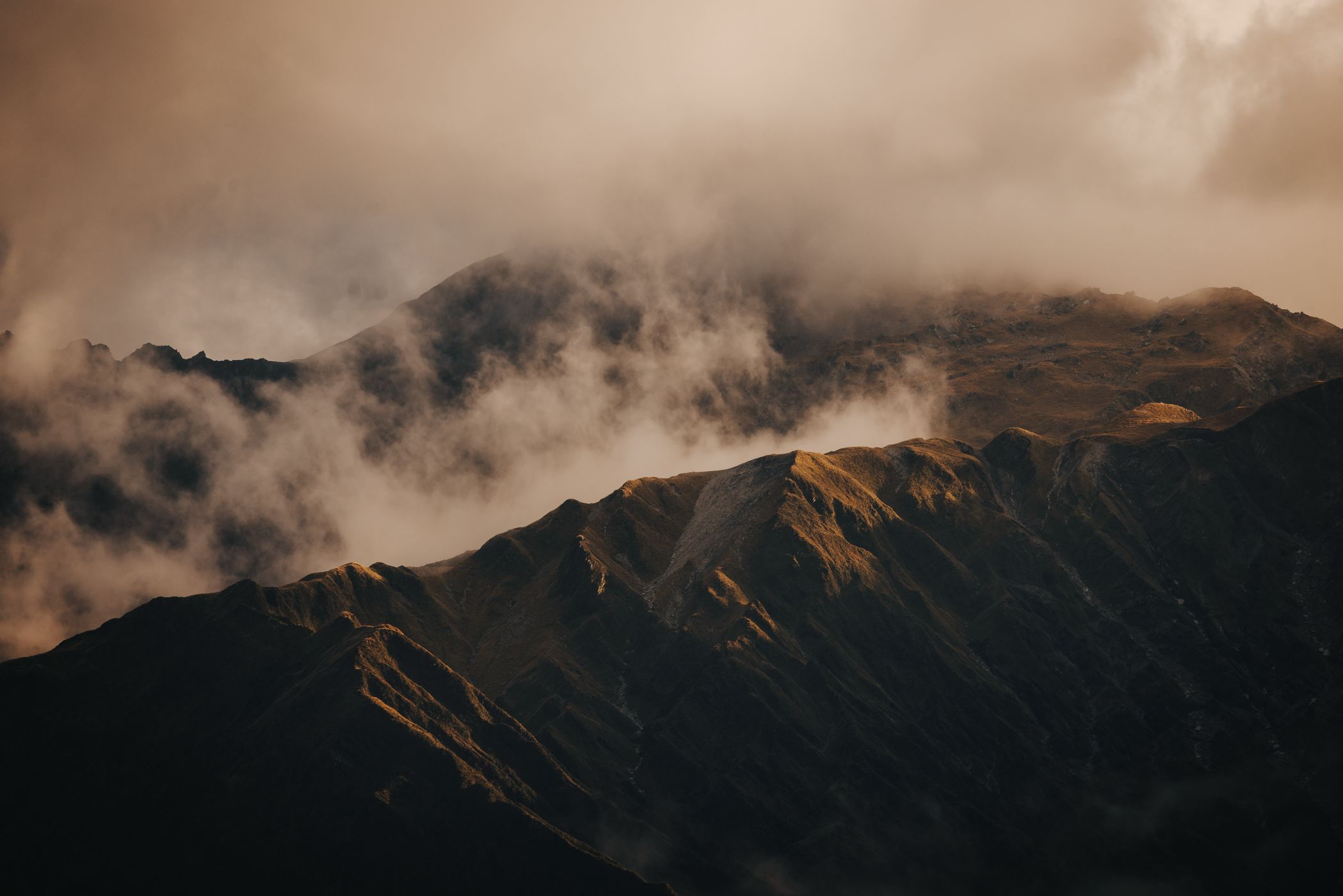 Track to Mount Brown Peak, Lake Kaniere, New Zealand