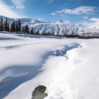 Trail to Castner Ice Dave, USA