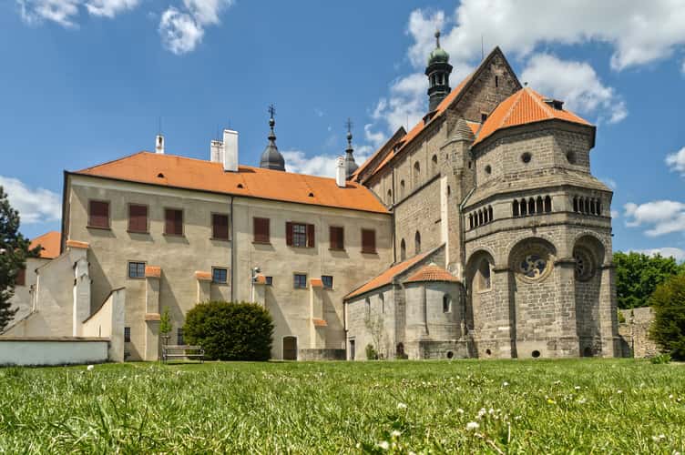 Třebíč castle and basilica
