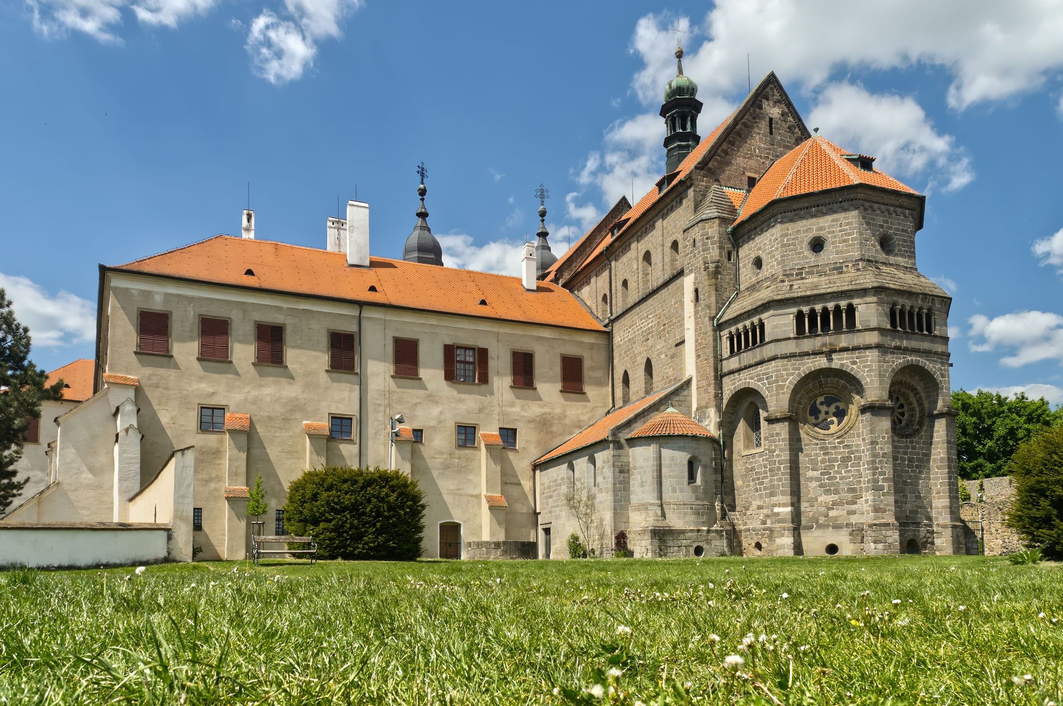 Třebíč castle and basilica, Czech Republic