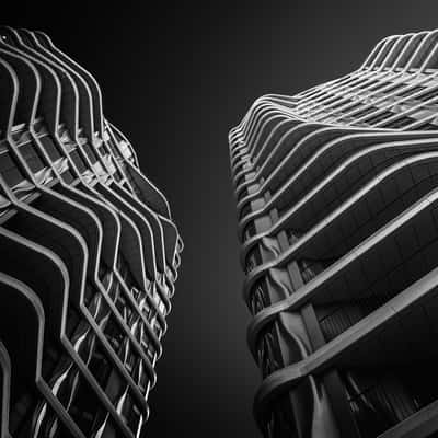 Twin buildings near Tate Modern, United Kingdom