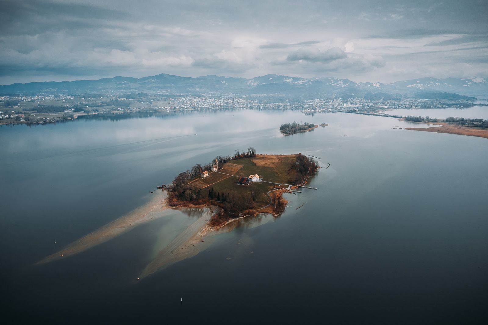 Ufenau Island (Drone), Switzerland