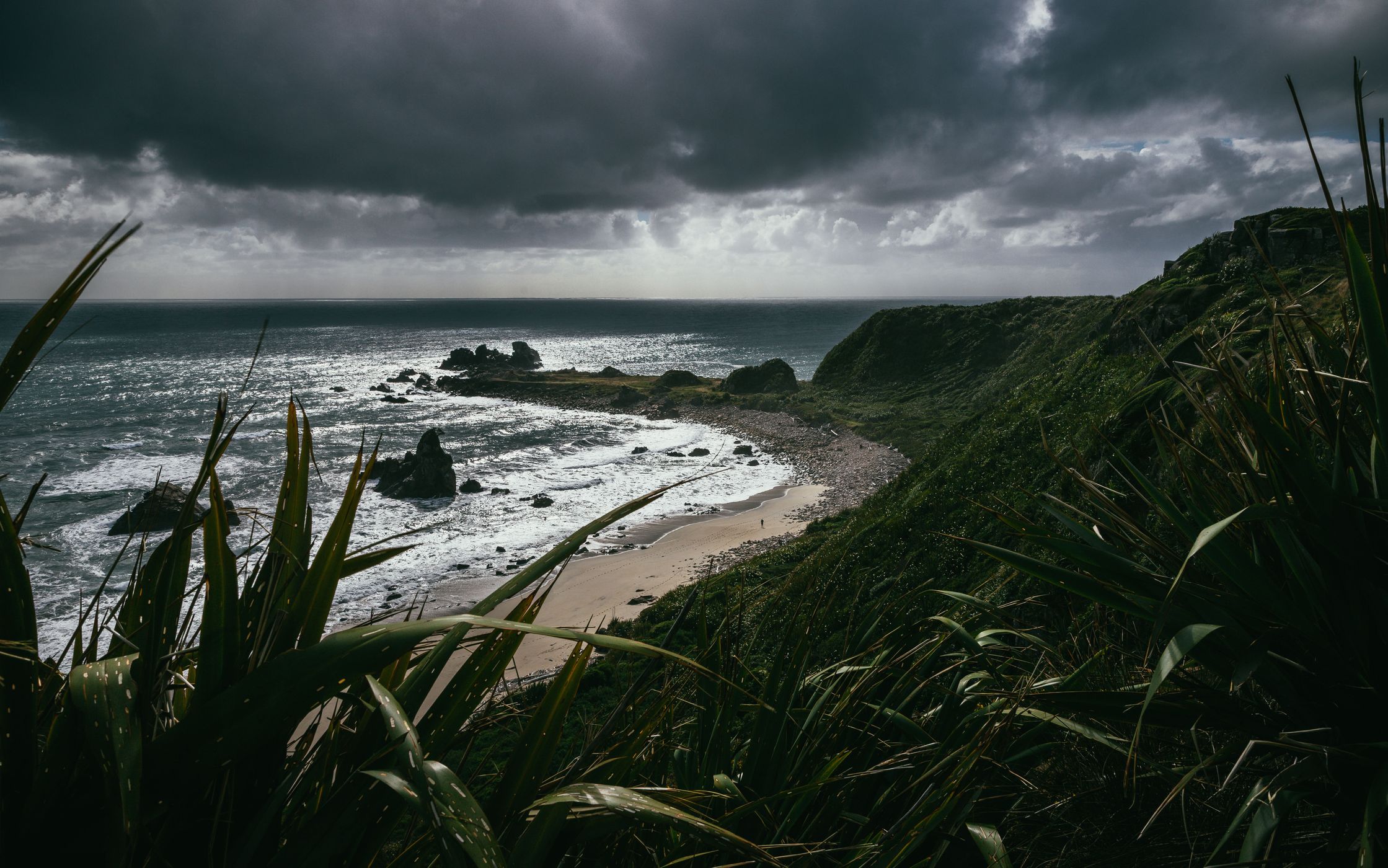 Unnamed beach, Cape Faulwind, New Zealand