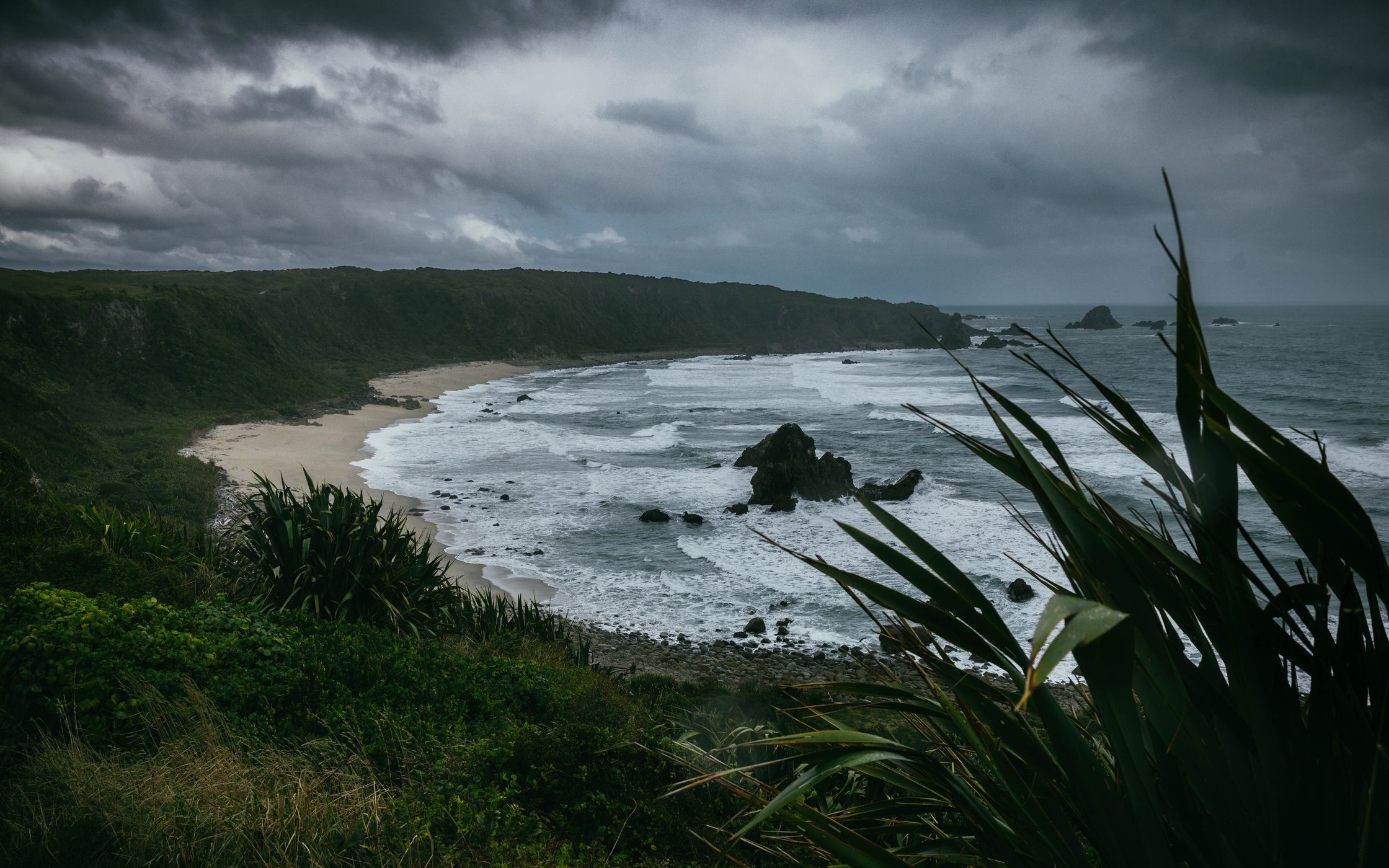 Unnamed beach, Cape Faulwind, New Zealand