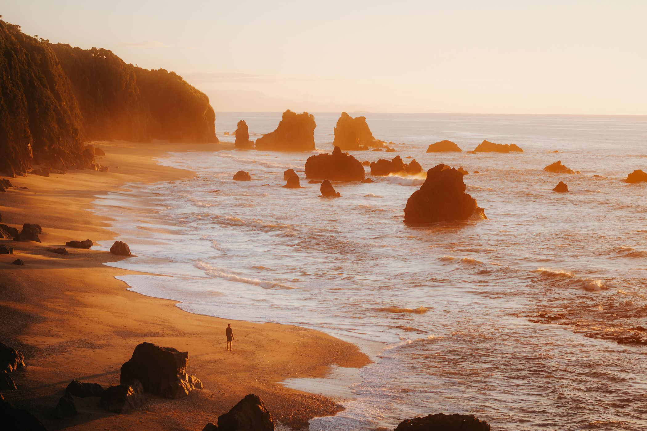 Unnamed beach near Ship Creek, West Coast, New Zealand