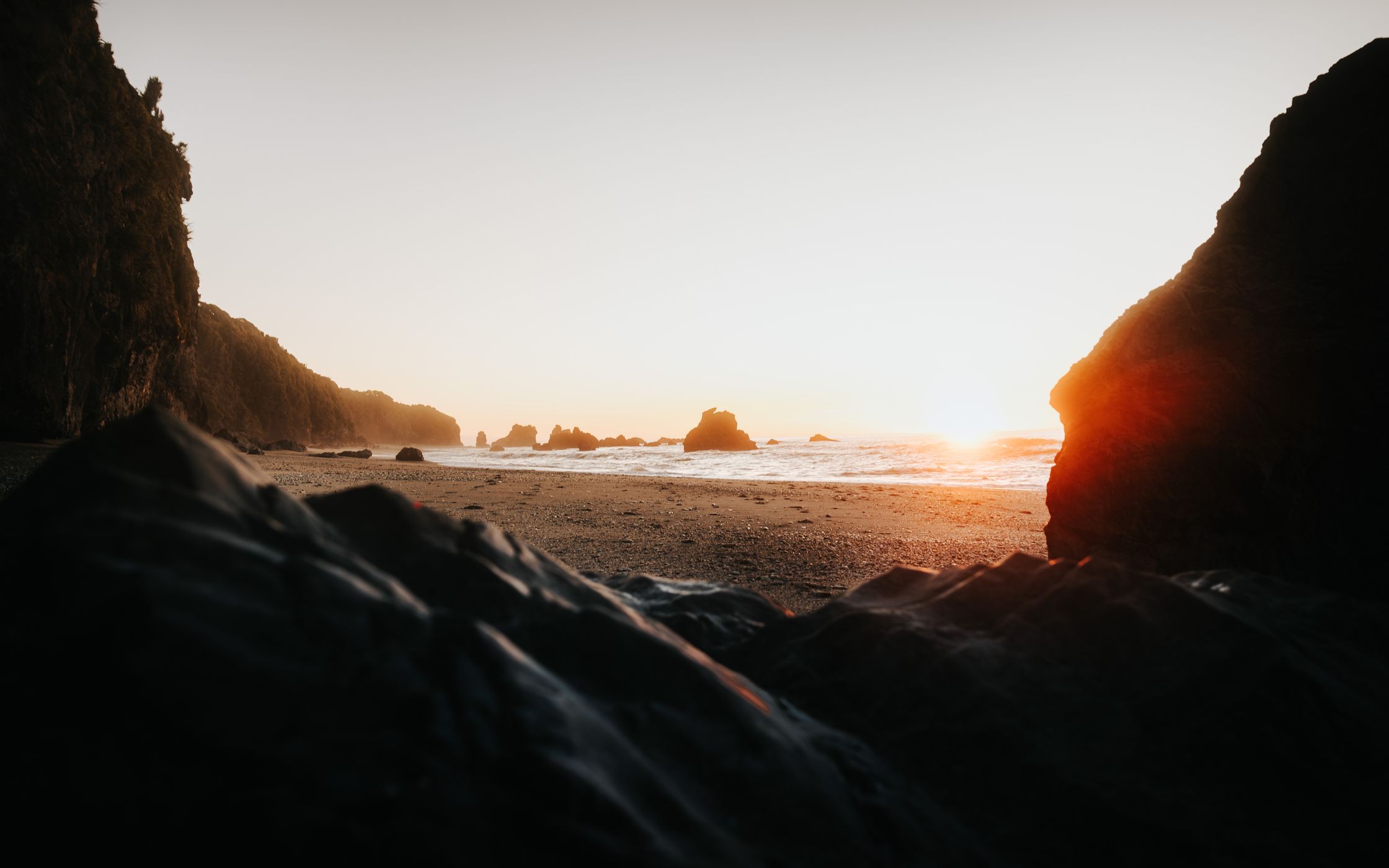Unnamed beach near Ship Creek, West Coast, New Zealand