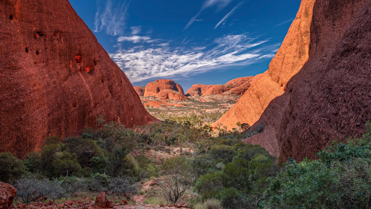 Valley of the winds, Kata Tjuta The Olgas, NT, Australia
