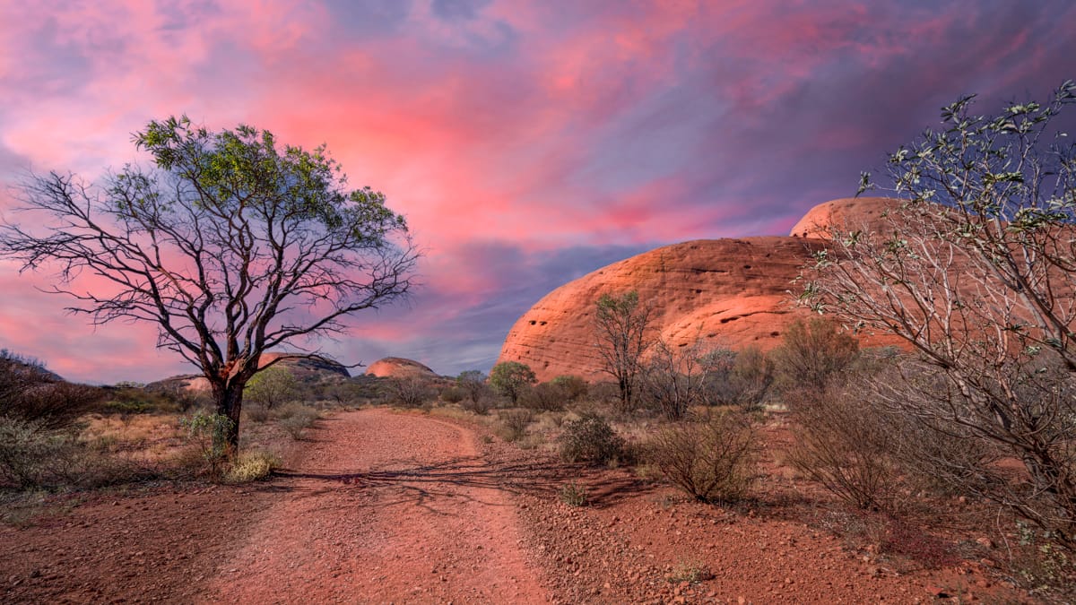 Valley of the winds, Kata Tjuta The Olgas, NT, Australia