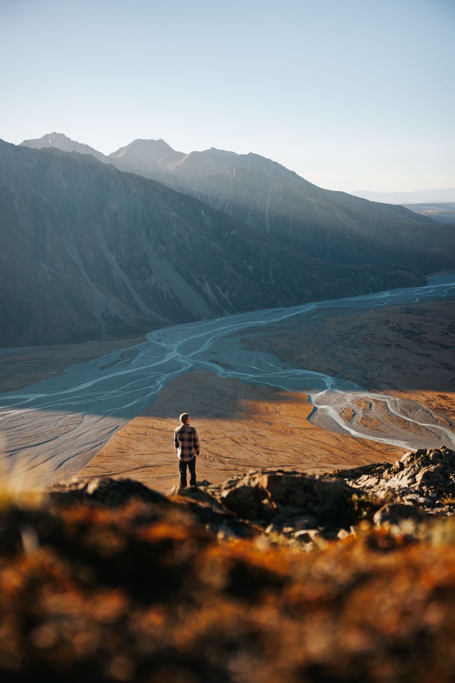 Valley view below Mount Wakefield, New Zealand